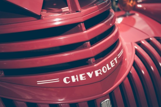 Classic Chevy Firetruck Standout