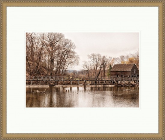 Walkway To The Gristmill - 20x24 Framed